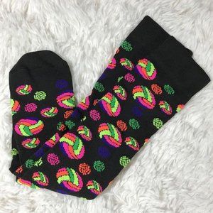 TCK Krazisox Neon Volleyball Moisture Wicking Knee High Socks